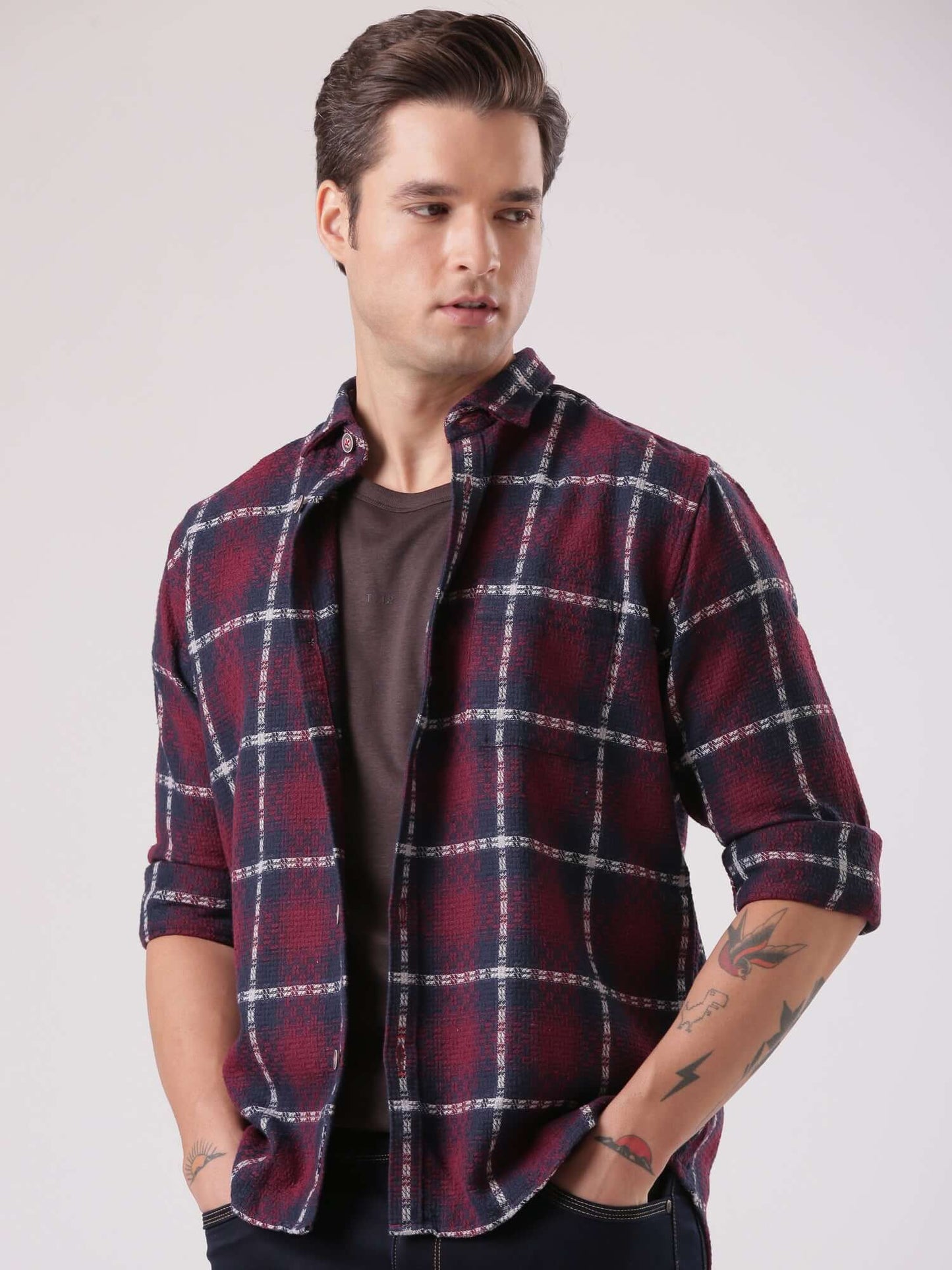 Denmark Shirt |Moisture Control + Anti Odour  CHECKEREDMAZE