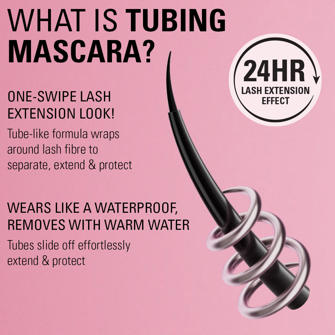 Revolution Wrap Lash Tubing Mascara - Black | Makeup Revolution at Broadway