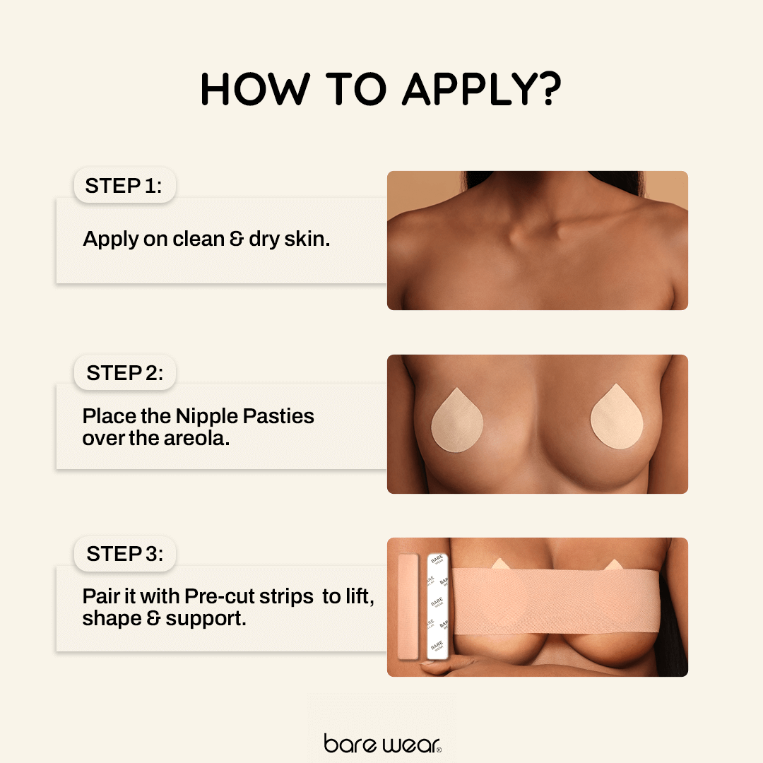Body Tape Pre-Cut Strips | Bare Wear at Broadway