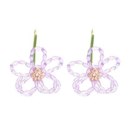 Lavender Crest Drop Earrings JLT13320 | Just Lil Things at Broadway