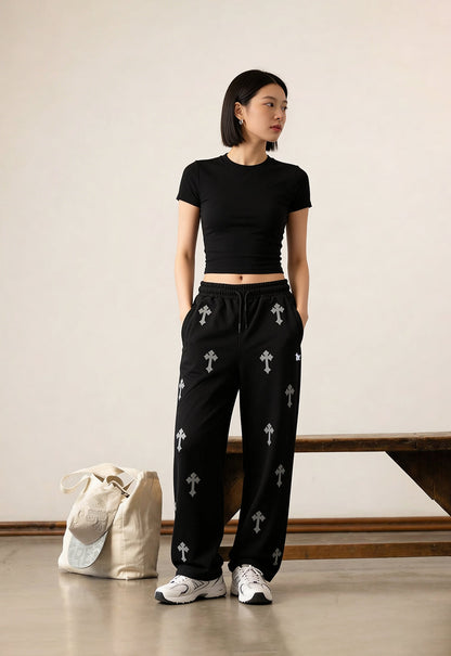 Gothic Cross Signature Cotton Pant