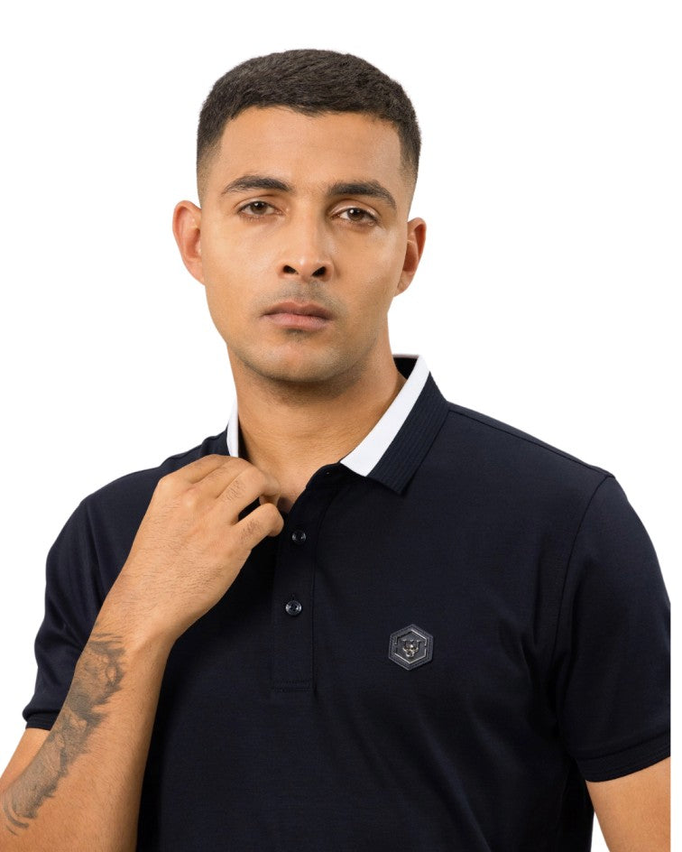 Afterglow Waffle Poloshirt