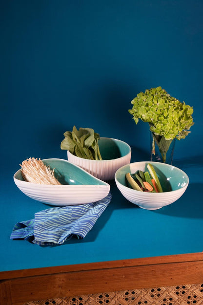Midori Ceramic Salad Bowl