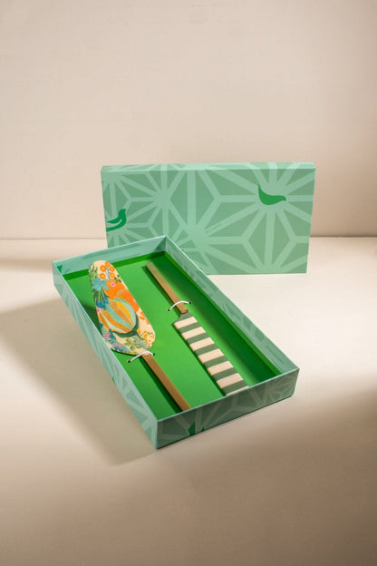 Keora Striper Cake Server (Set Of 2)