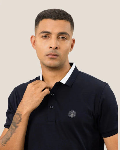 Afterglow Waffle Poloshirt