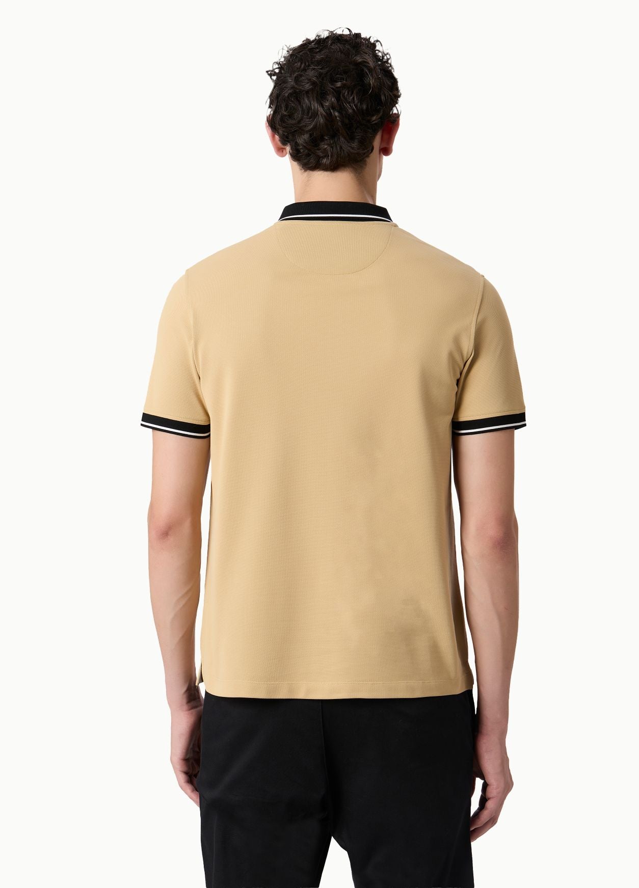 AZURE TRIM POLO BEIGE