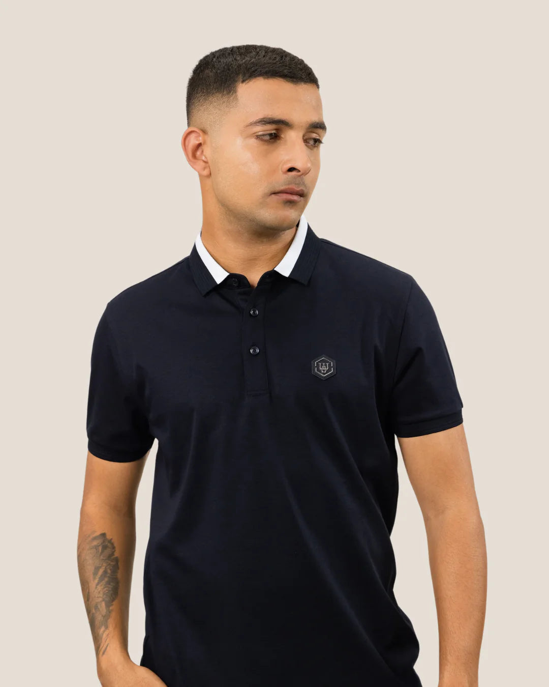 Afterglow Waffle Poloshirt