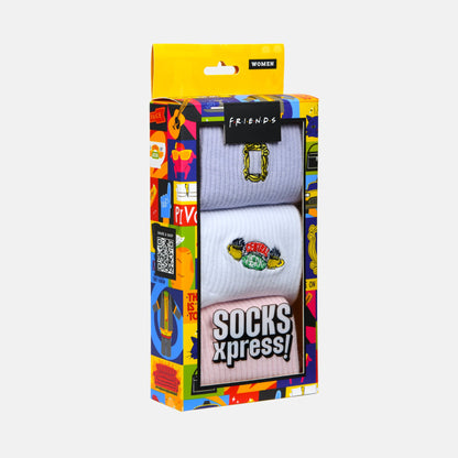 Womens F.R.I.E.N.D.S Themed High Ankle Socks