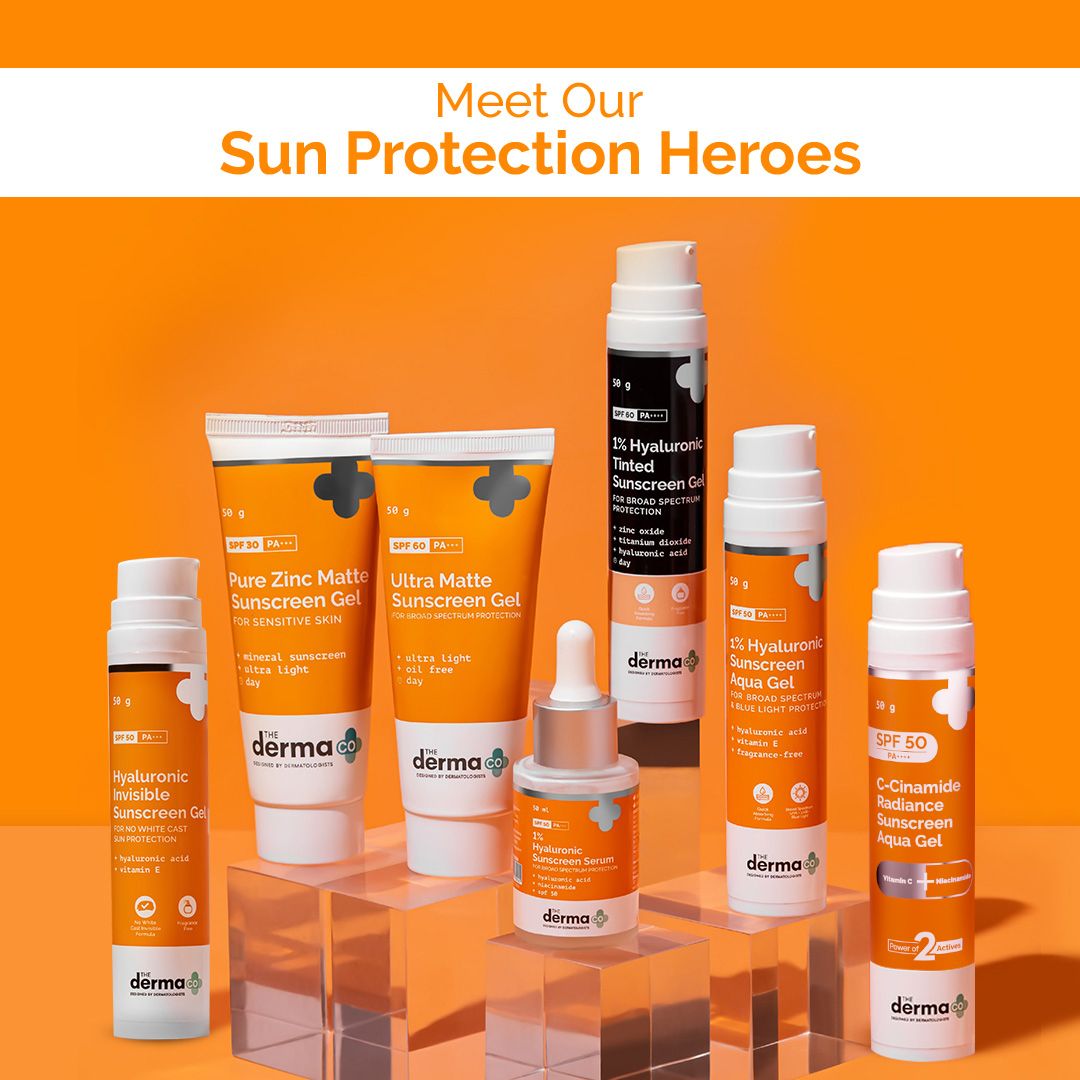 C-Cinamide R Sunscreen AquaGel | The Derma Co. at Broadway