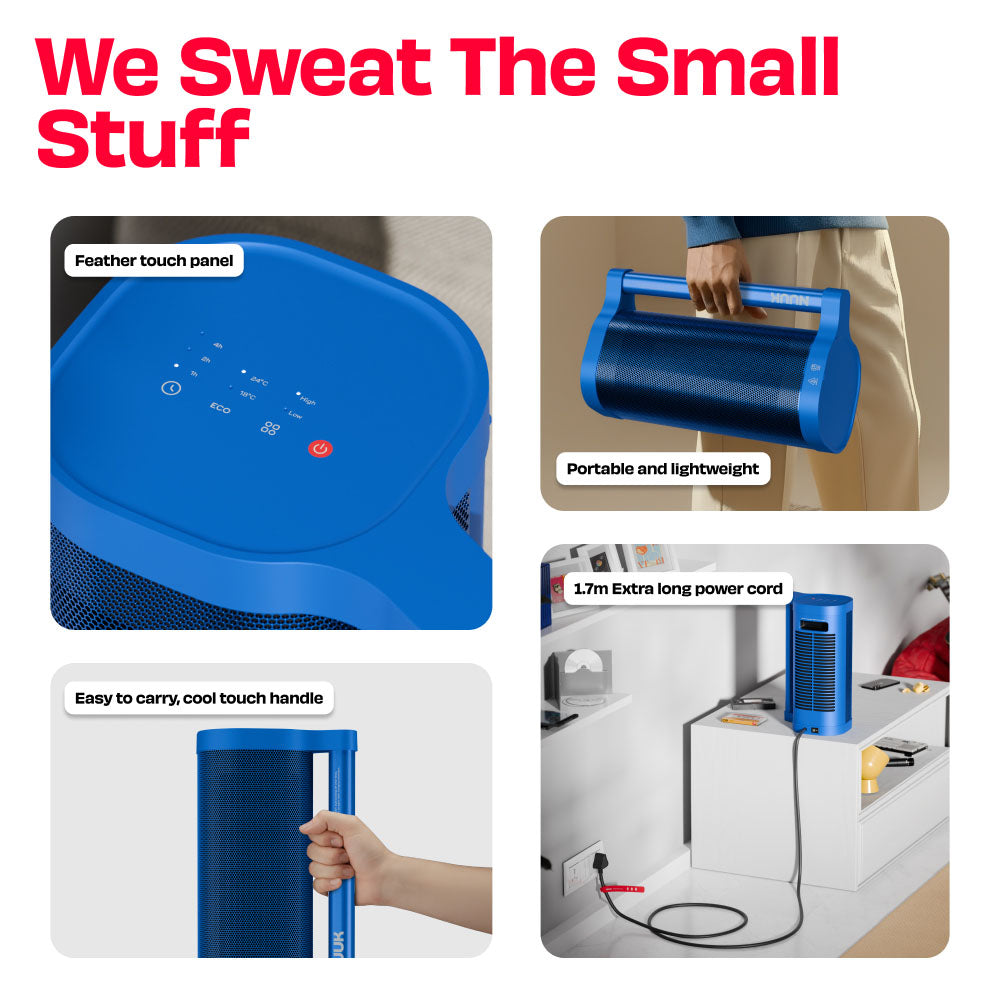 NUUK HOT BAR  2200W PTC SPACE HEATER WITH CERAMIC HEATING PLATE