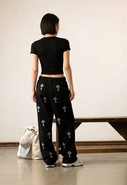 Gothic Cross Signature Cotton Pant
