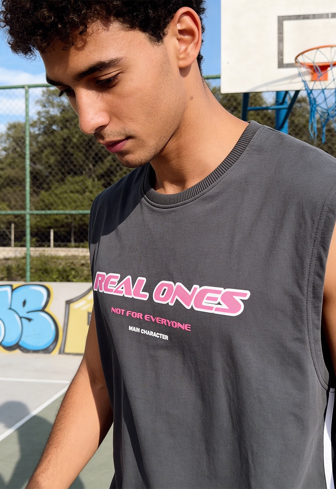 Real Ones Grey Vest