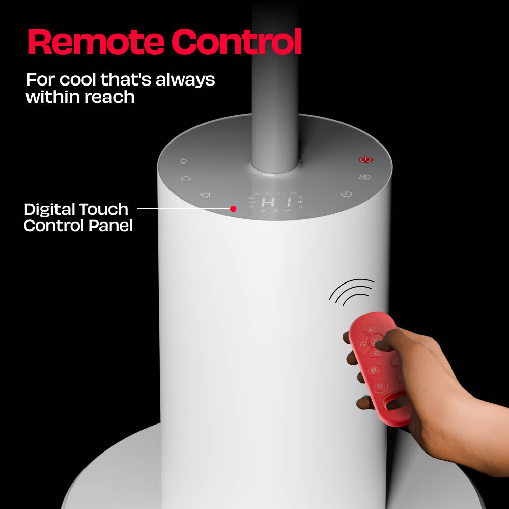 India's Most Silent Smart 3D Air Circulation Fan with NUUK App | HALO [v2 LNKD]