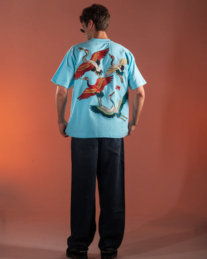 ETERNAL SKY T-SHIRT- SKY BLUE