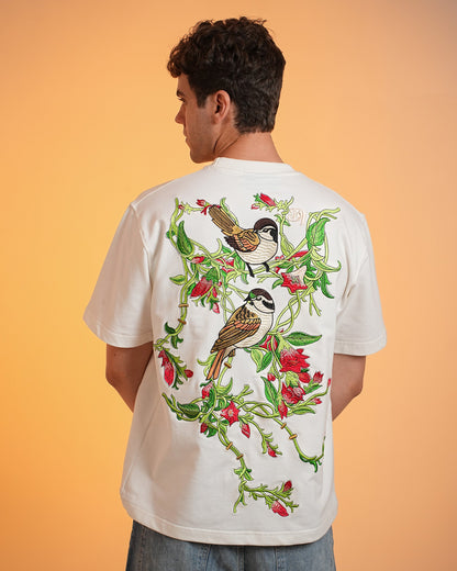 BLOOM T-SHIRT - OFF WHITE