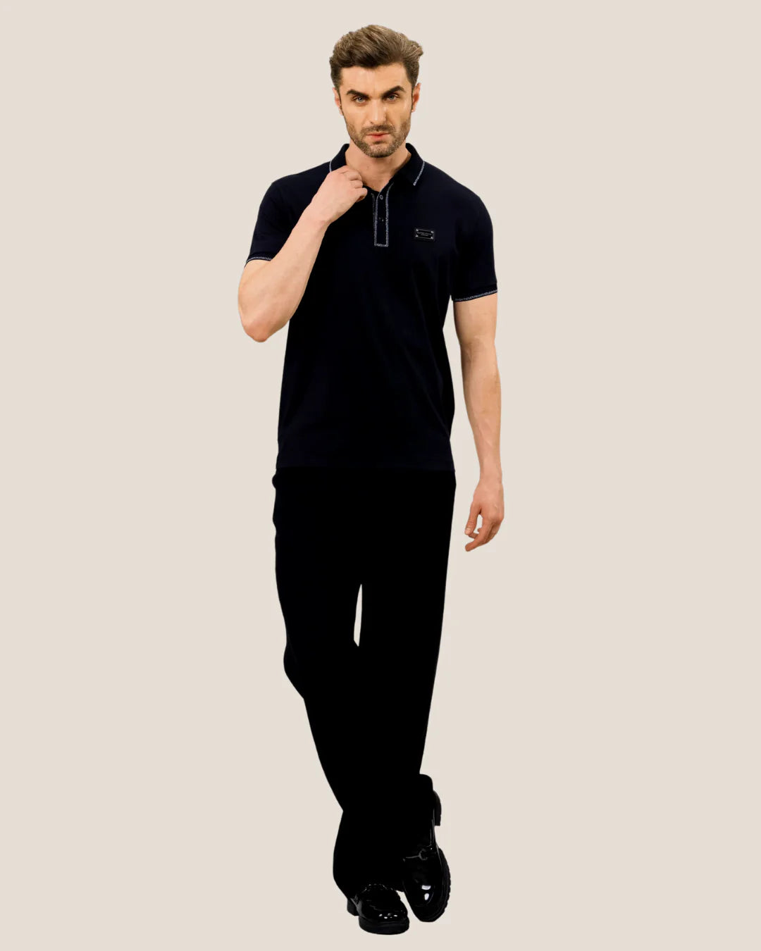 Party Perfect Lurex Poloshirt