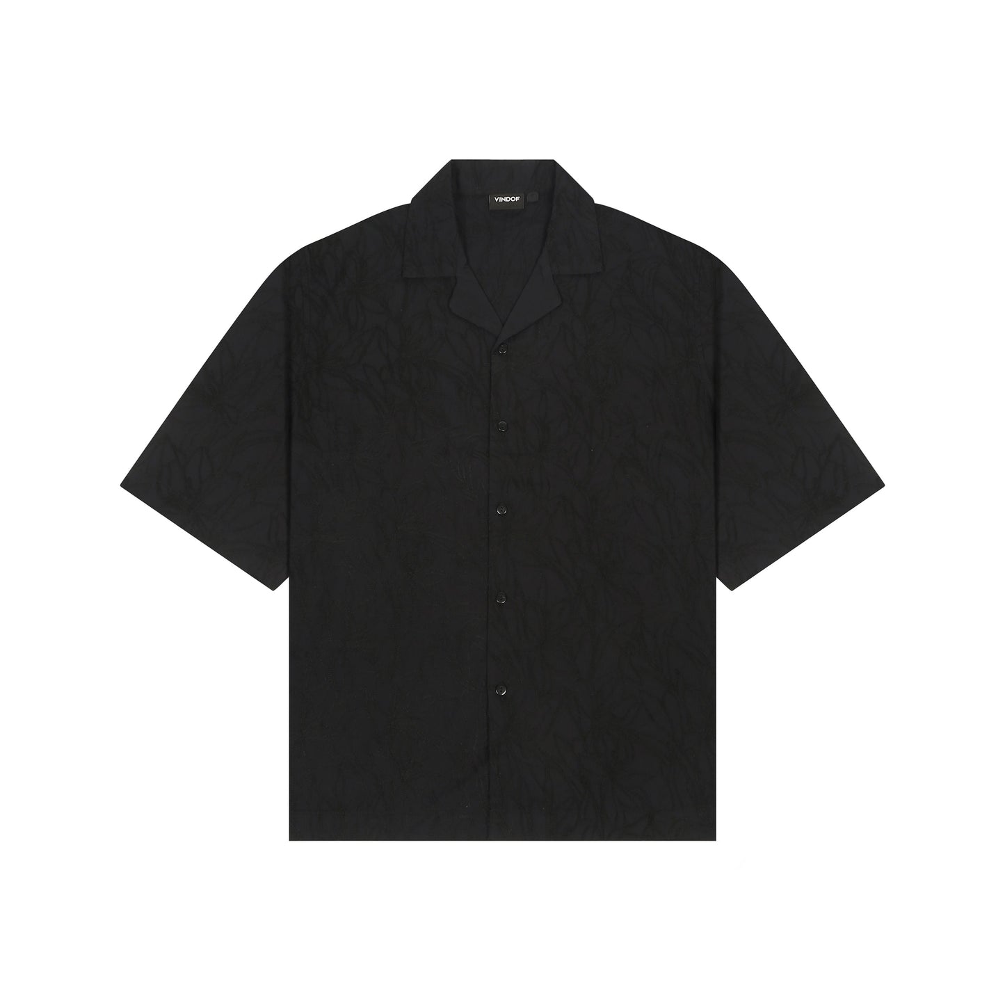 NOIR BLOOM CUBAN SHIRT