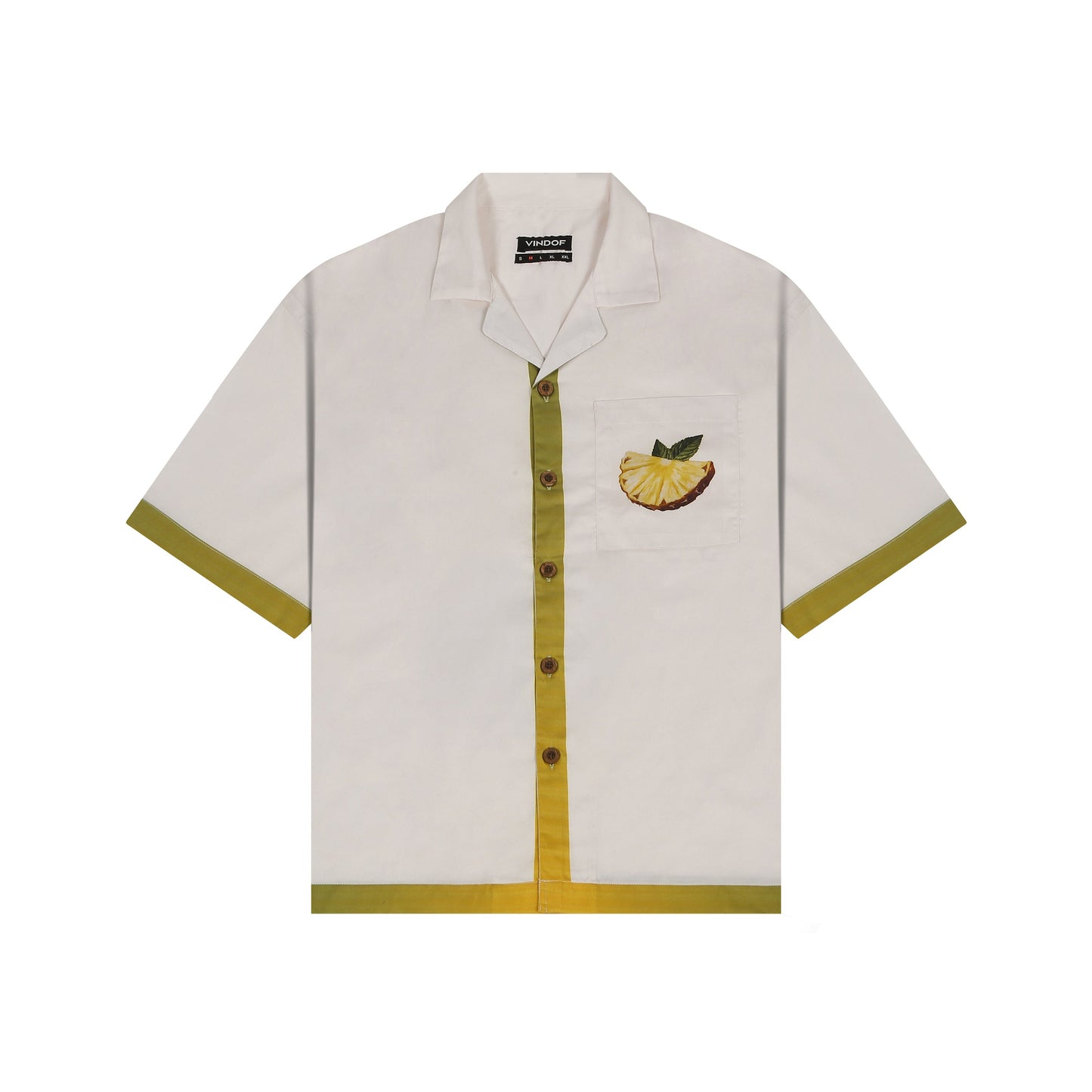 GREEN TROPICS PRINTED SHIRT