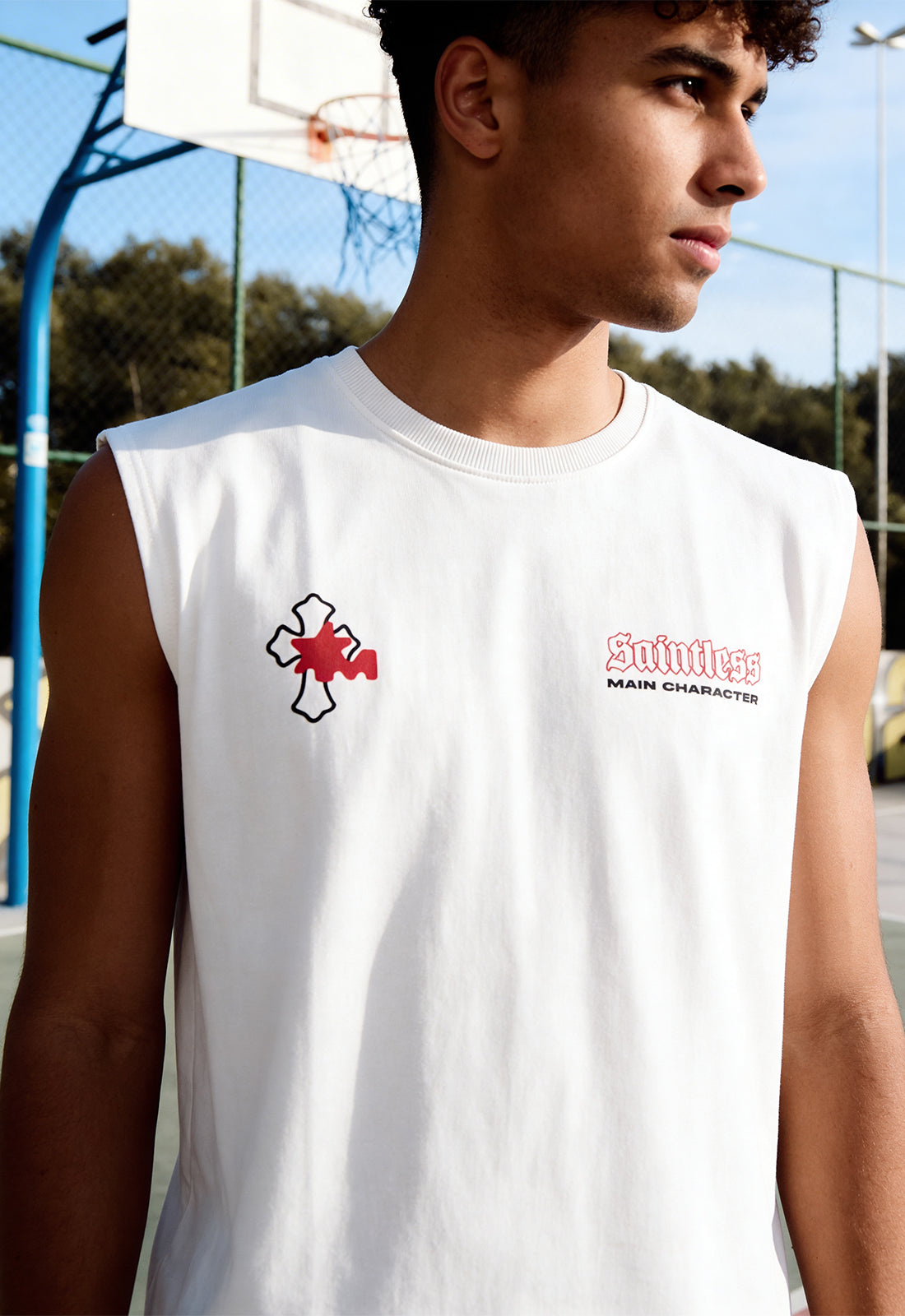 Saintless White Vest