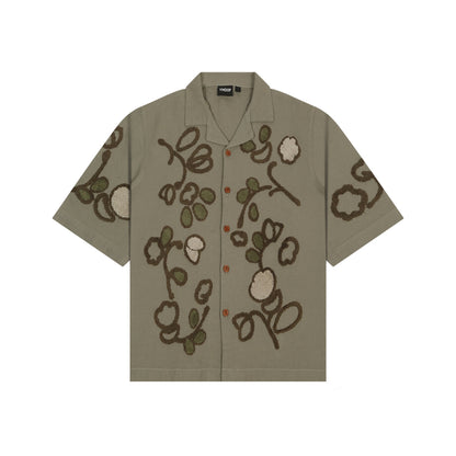 JUTE BLOOM EMBROIDERY SHIRT