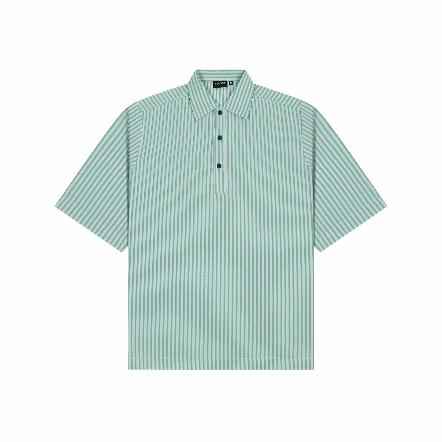 MINT STITCH POPOVER SHIRT