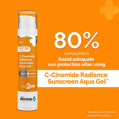 C-Cinamide R Sunscreen AquaGel | The Derma Co. at Broadway