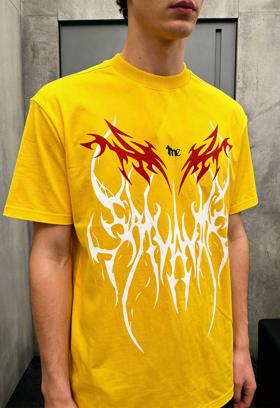 Arcane Yellow Heavyweight-Oversized T-Shirt