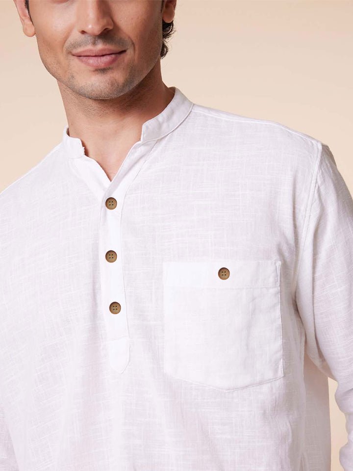 KOW-Mens Kurta's-WHITE-40