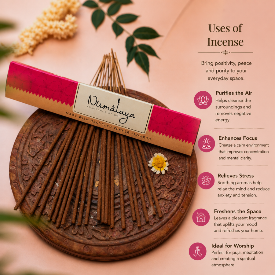 Rooh Rose Incense Sticks