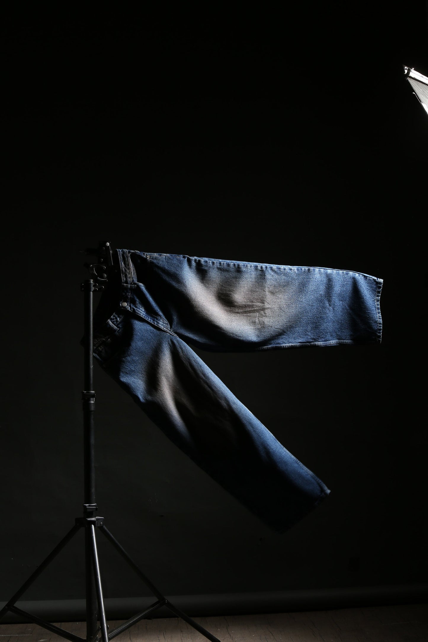 Oversized Washed Blue Denim