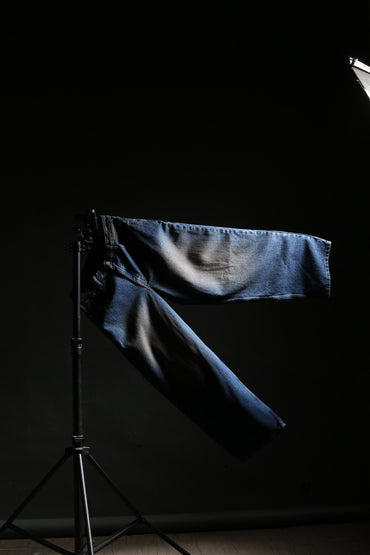 Oversized Washed Blue Denim