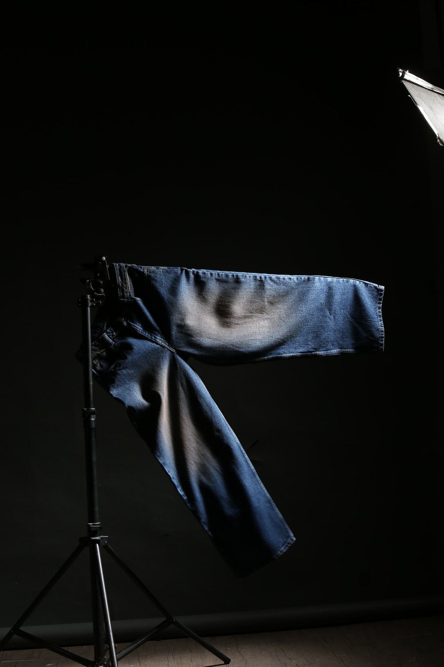 Oversized Washed Blue Denim