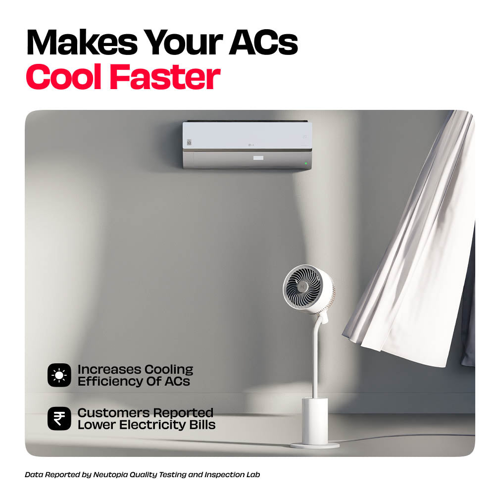 India's Most Silent Smart 3D Air Circulation Fan with NUUK App | HALO [v2 LNKD]