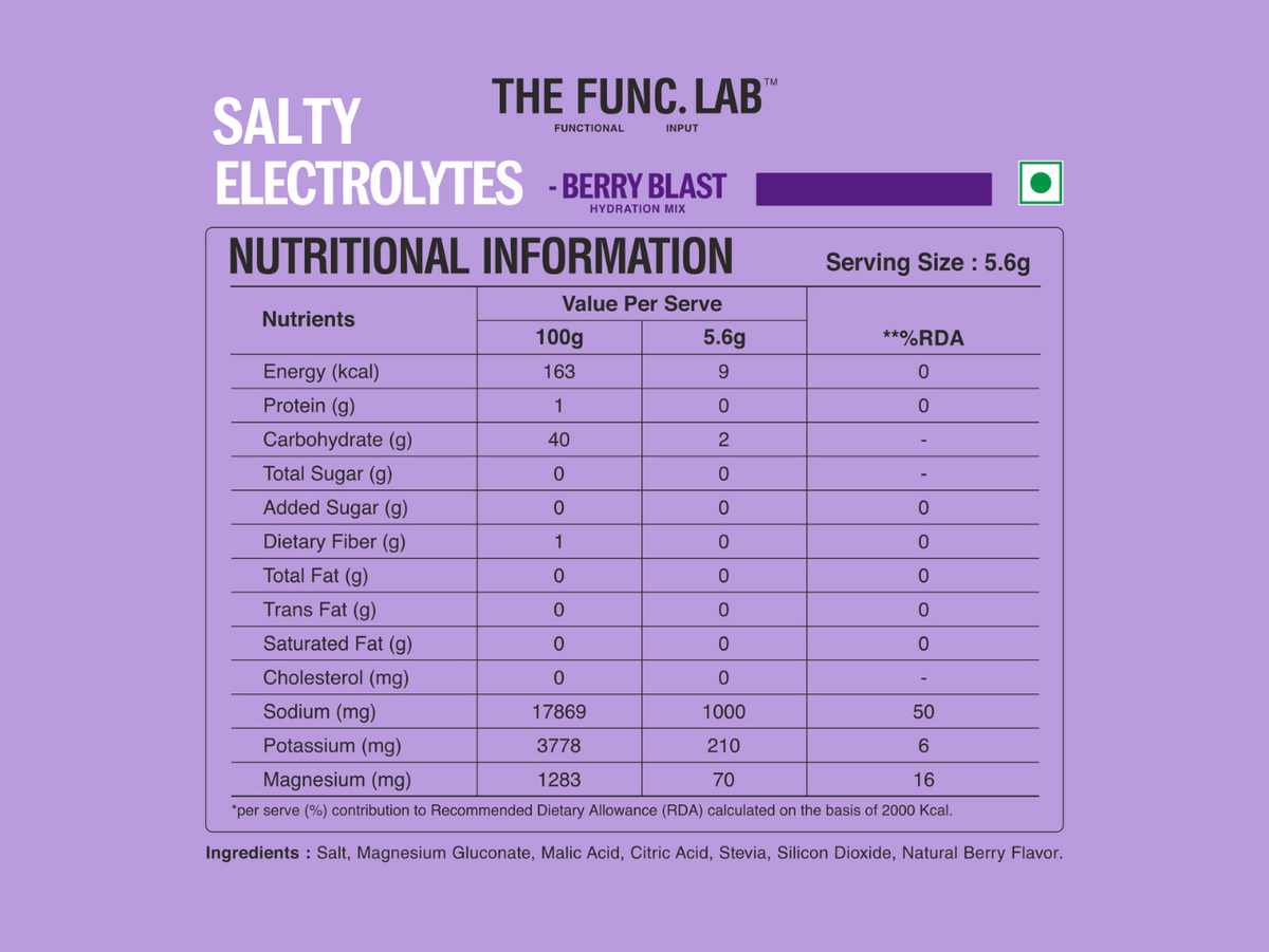 Salty Hydration Mix Berry Blast