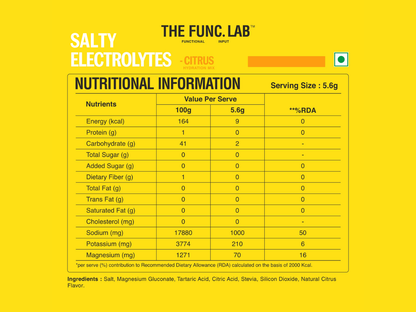 Salty Hydration Mix Citrus