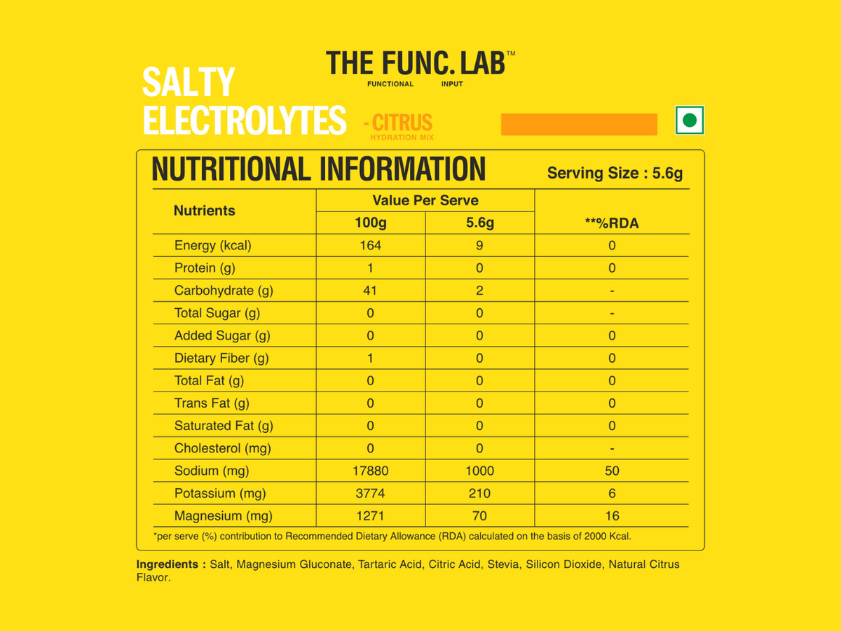 Salty Hydration Mix Citrus
