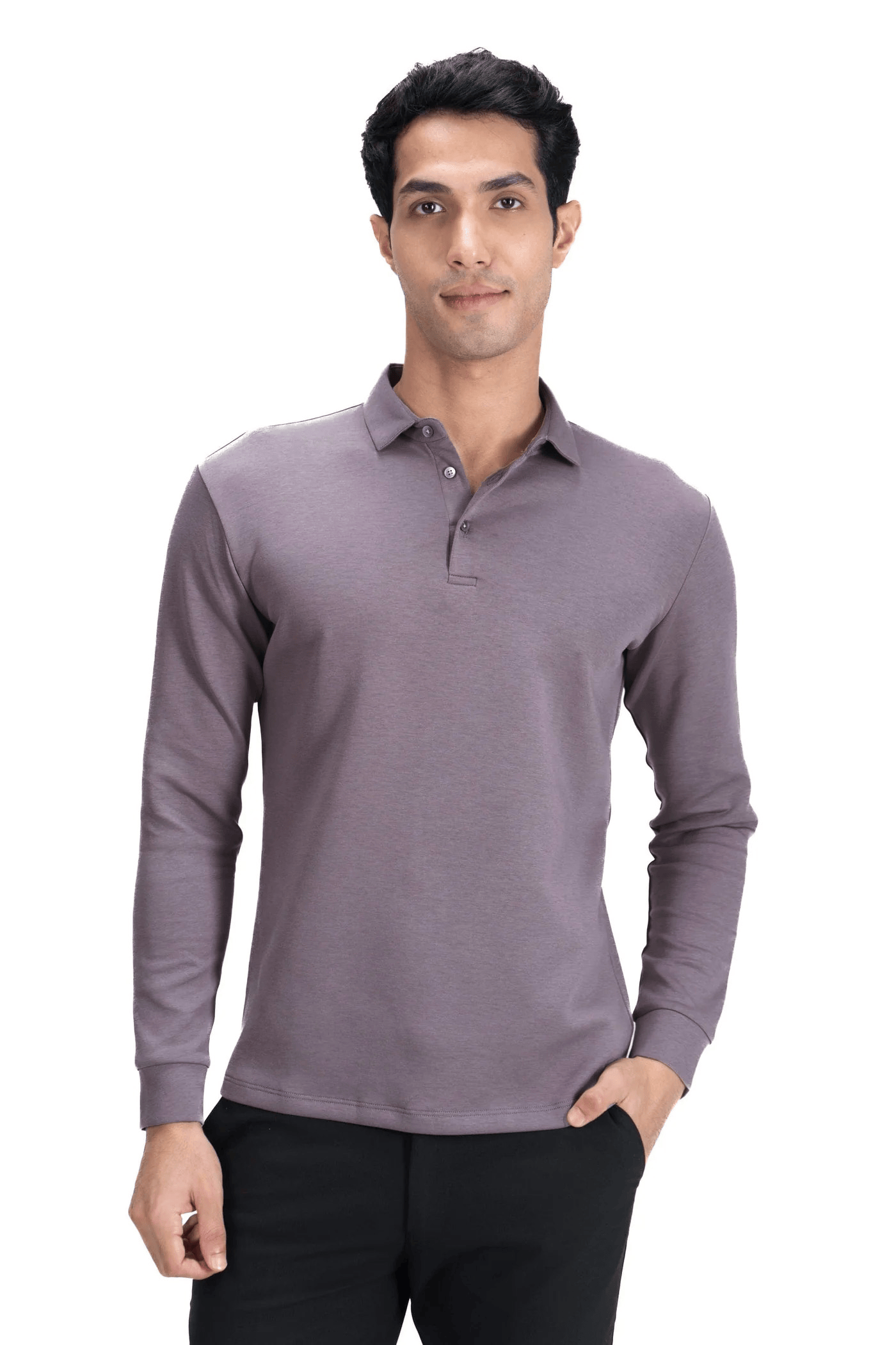 Legacy Polo Sweater - Lilac Haze