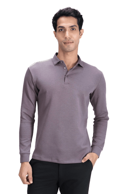 Legacy Polo Sweater - Lilac Haze