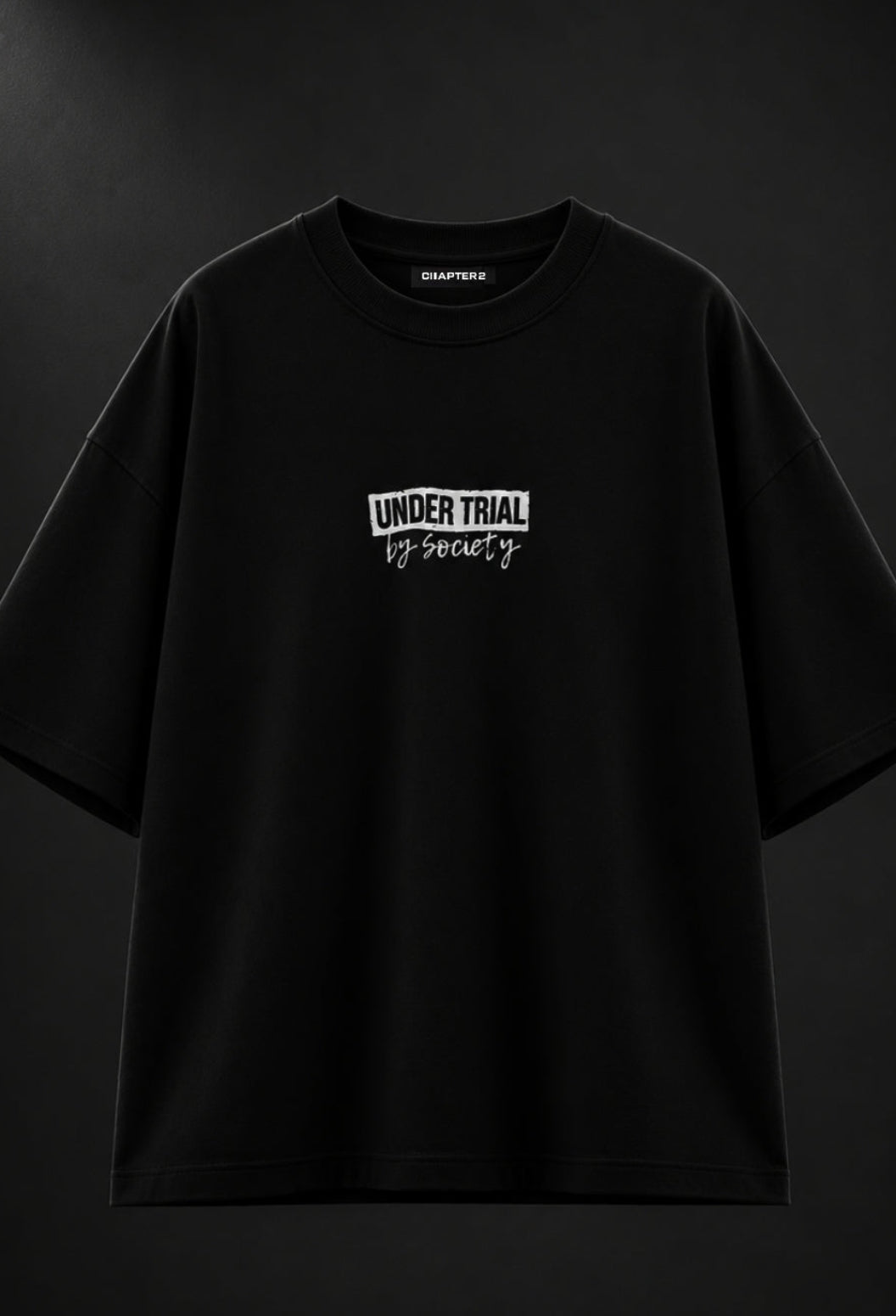 Under Trial By Society Black T-shirt