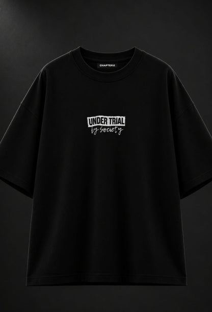 Under Trial By Society Black T-shirt