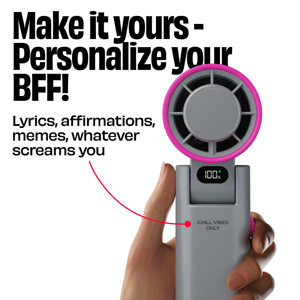 Nuuk BFF Rechargeable Personal Fan with IceTouch - Matcha Green