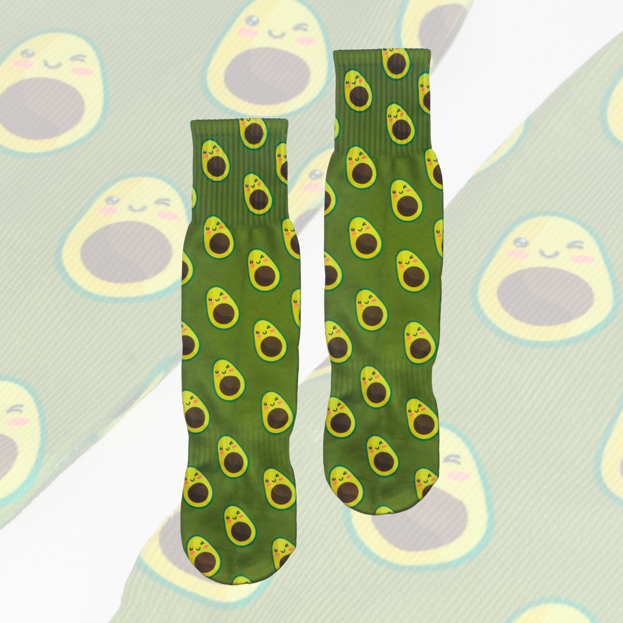 Avocado Aura Socks | The Boring Socks at Broadway