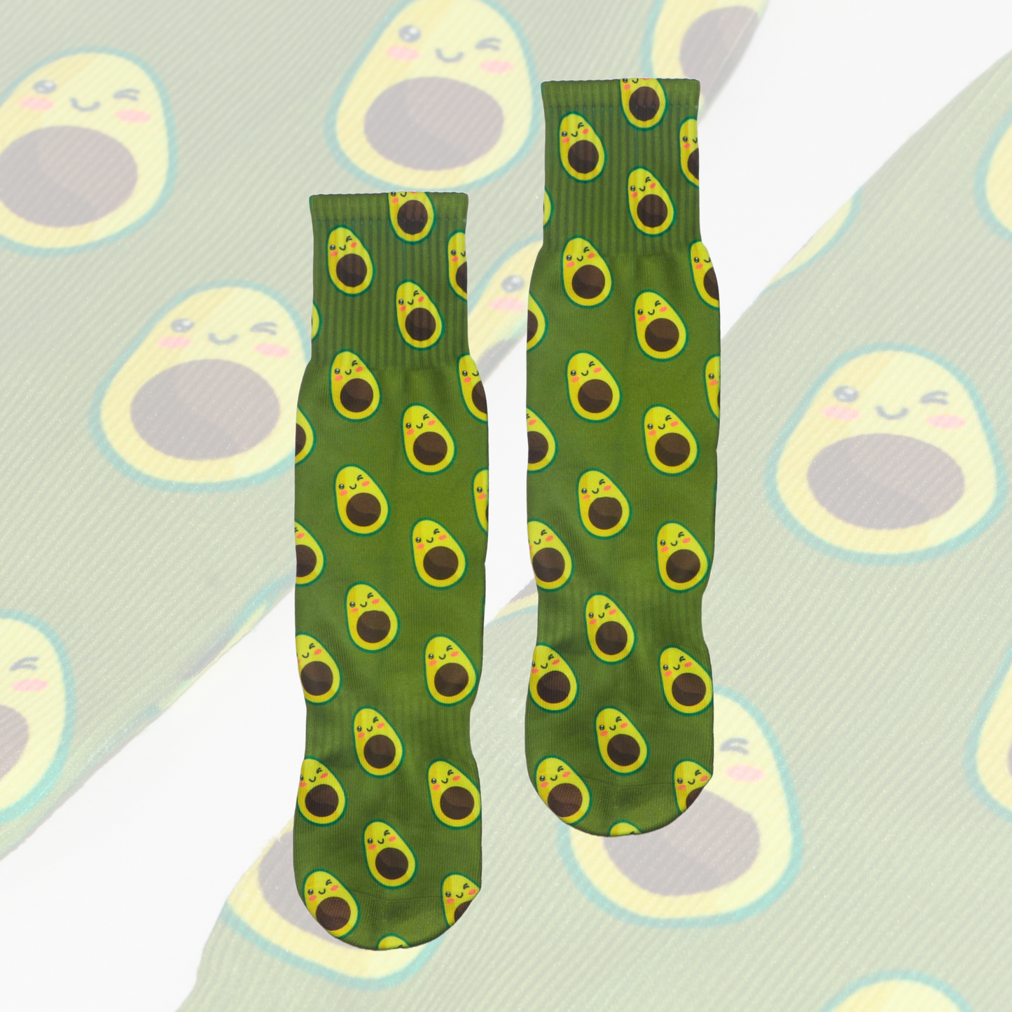 Avocado Aura Socks | The Boring Socks at Broadway