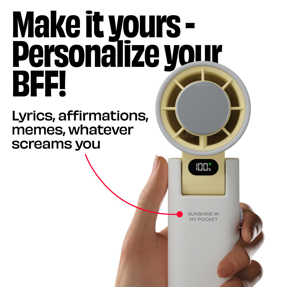 Nuuk BFF Rechargeable Personal Fan with IceTouch - Tokyo Totti Candy