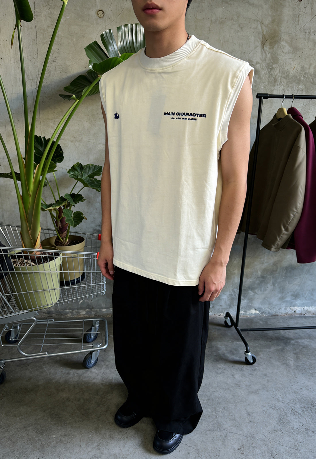 At The Top Cream Vest