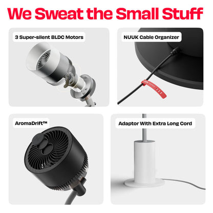 India's Most Silent Smart 3D Air Circulation Fan with NUUK App | HALO [v2 LNKD]