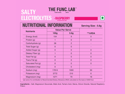 Salty Hydration Mix  Raspberry