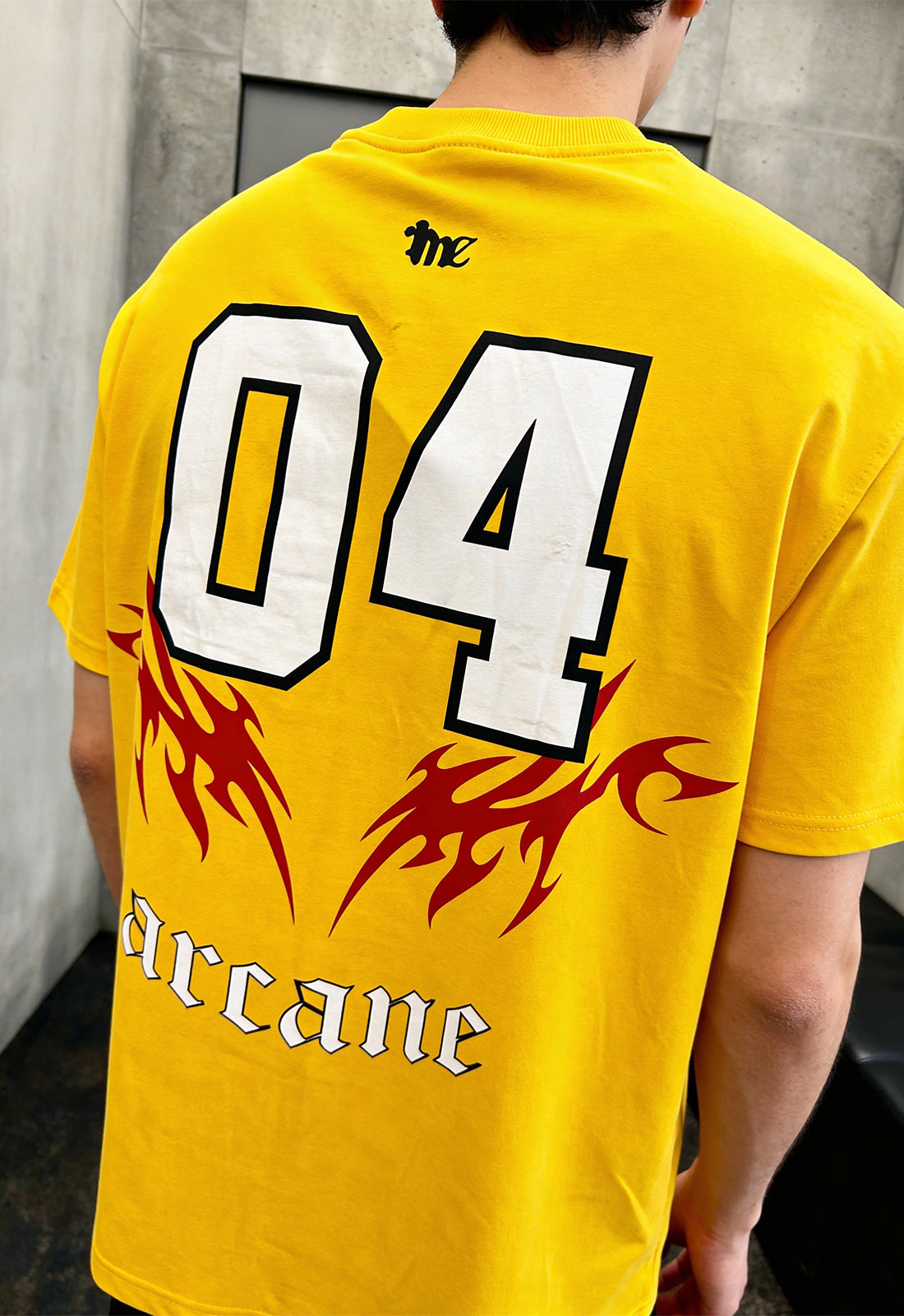 Arcane Yellow Heavyweight-Oversized T-Shirt