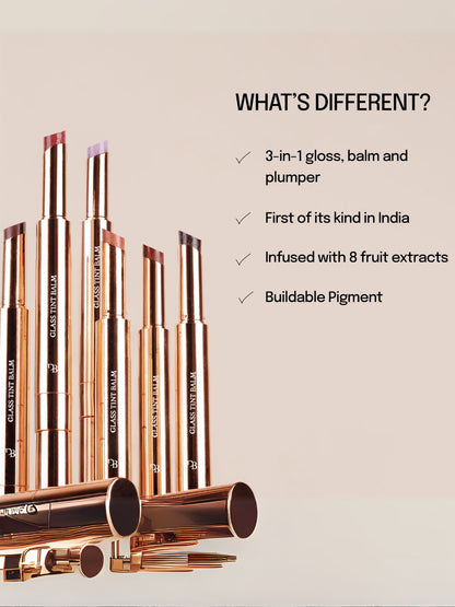 Diam beauty Glass Tint Balm, Smoky Quartz (3ml)