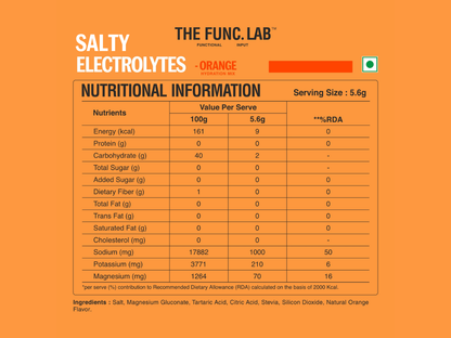 Salty Hydration Mix  Orange